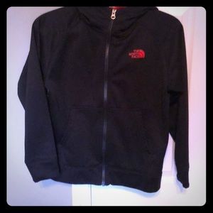 North face zip up hoodie